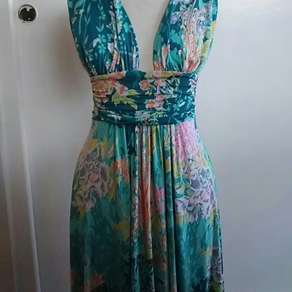 Dress Light Blue/Light Pink Multi color - Picture 1 of 2